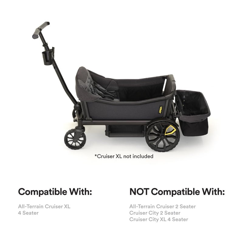 Veer Rear Foldable Storage Basket for All-Terrain Cruiser XL 4 Seater. NOT Compatible with All-Terrain Cruiser 2 Seater or Cruiser-City Models. - Image 2